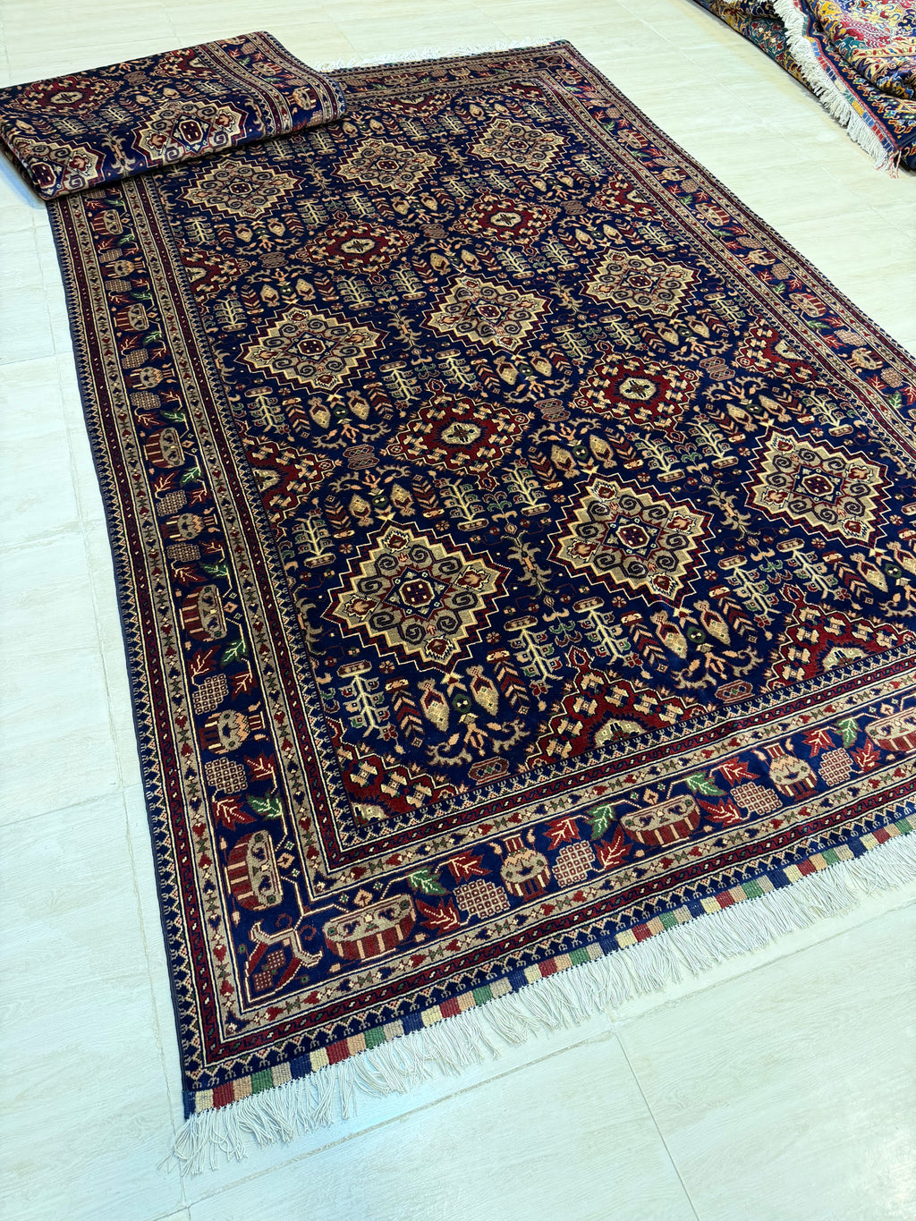 Luxury fine Afghan "Vollayati" Carpet